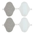 thumbnail image 1 of 4Pcs Reusable Menstrual Pad Washable Feminine Pads Leakage Free Regular Absorbency Breathable for Women S 18.5x13.5cm / 7.28x5.31in, 1 of 5
