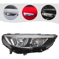 thumbnail image 4 of FETCOI For 2018-2020 Buick Regal Sportback/TourX Halogen Headlight Headlamp Assembly Replacement Left Driver Side Chrome Housing Clear Lens, 4 of 14