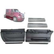 KOZAK Compatible with International Prostar Front Step Side and Rear Side Fairing Panel Right Passenger Side w/ Steps
