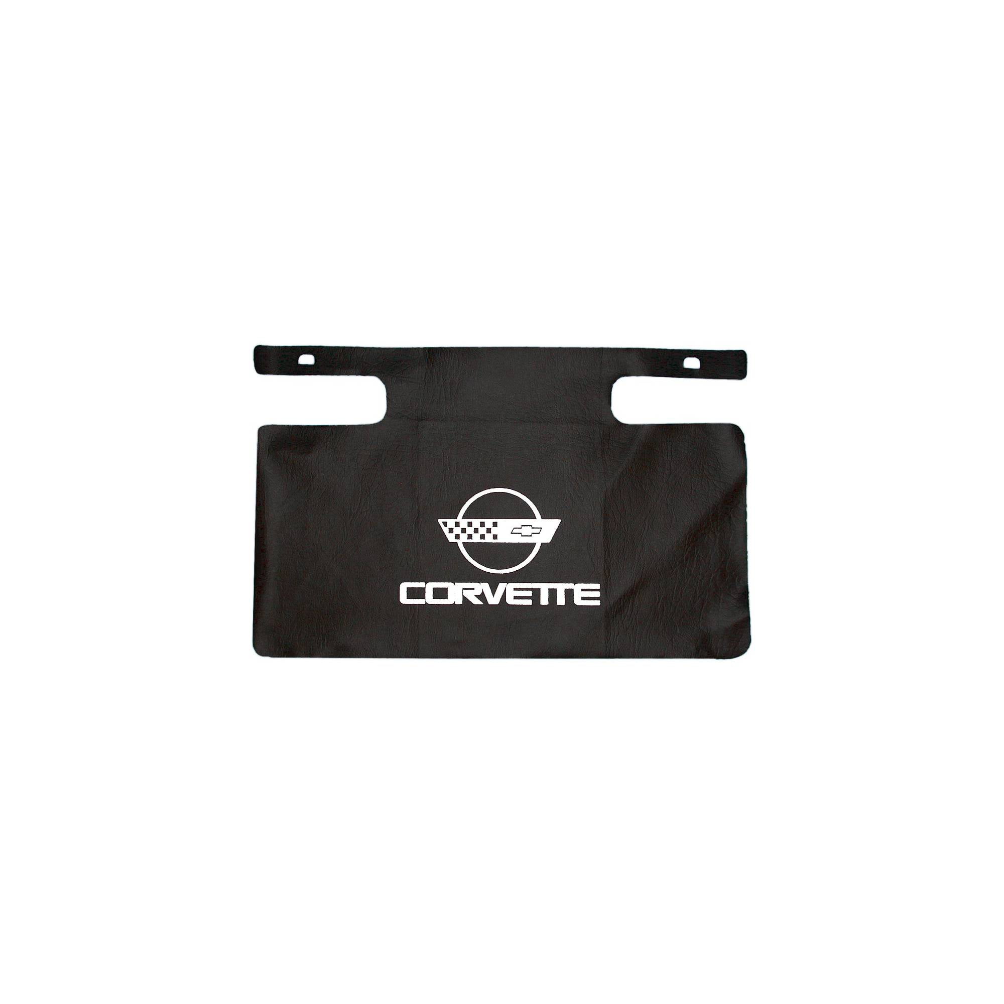 Ecklers Premier Quality Products 25-114277 Corvette Gas Filler Paint Protector With White Emblem 