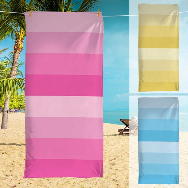 Toalla de playa Gradient - Microfibra de secado rápido 80x160cm - Súper absorbente y ligera para playa, piscina, viajes - 1 pieza de diseño multicolor