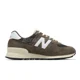 thumbnail image 3 of New Balance 574 NB Suede Brown White Men Unisex Casual Lifestyle Shoes U574RBI-D, 3 of 6