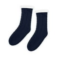 thumbnail image 2 of Spencer Women's Thicker Warm Fuzzy Socks Fleece Lined Slipper Socks Grippers Winter Warm Cozy Socks Home Non Slip Socks Christmas Gift, Blue, 2 of 12