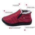 thumbnail image 2 of Zapatos de deporte casuales Botas de terciopelo de invierno cálidas planas Color sólido Antideslizante para hombres y mujeres Wdftyju Tenis De Mujer Tenis De Hombre, 2 of 5