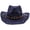 Navy blue, variant on Aellinatey Braided Straw Hat Cowboy Hat Beach Panama Hat for Wedding Party Wear