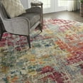 thumbnail image 6 of Nourison Celestial Abstract Pink/Multicolor 7'10" x round Area Rug, (8 Round), 6 of 8