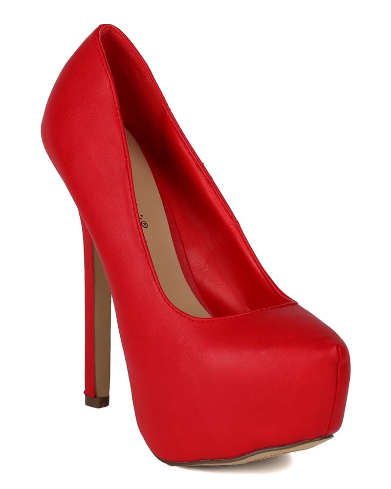 Hidden Platform Stiletto High Heel Pump 