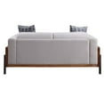 thumbnail image 4 of Pelton Loveseat with Pillows in Fabric and Walnut, 4 of 5