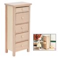 thumbnail image 4 of Commode de Maison de Poupée 1:12 Non Peinte Premium Bouleau Robuste Durable Mignon Tiroirs de Maison de Poupée, 4 of 8