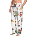 thumbnail image 2 of Xecao Excavator Men's Straight Lounge Pajama Pants: The Ultimate in Comfortable Sleepwear, 2 of 9