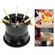 thumbnail image 2 of Mini juego de fondue, utensilios de cocina con 6 tenedores, fácil de limpiar, extraíble, olla de fusión de acero al carbono, olla caliente para SM SunniMix Ollas de fondue, 2 of 8