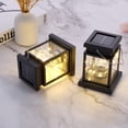 thumbnail image 1 of 2Pcs Outdoor LED Solar Lantern Light IP44 Waterproof Hanging Solar Lantern Solar Ambiance Lamp with Hook Portable Solar String Decorative Lights Auto On/Off for Courtyard Garden Pathway, 1 of 11