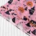 thumbnail image 6 of MEZZALL Girls Halloween Print Sleepwear Cozy Short Sleeve Lapel Button Shirts Blouse Tops With Shorts For Kids Comfortable Pajama Sets Cute Holiday Nightwear, 6 of 8