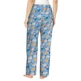 thumbnail image 2 of Bingfone Pajamas for Women,Cute Chickens and Flowers Pajama Pants with Pockets-Small, 2 of 7