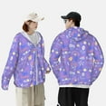 thumbnail image 4 of Gaeub Tennis 1 Men's and Women's UPF 50+ Long-Sleeved Sun Protection Clothing, Fishing Shirt Long Sleeve Zip-Large, 4 of 7