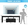 thumbnail image 2 of TV Stand with Drawers, Black Corner TV Console Table with 16 Colors LED Lights, High Glossy TV Cabinet Entertainment Center for Bedroom Living Room, TV Stand for 55 Inch TV, 51"x14"x18", 2 of 9