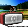 thumbnail image 3 of Latrodar Outdoor Wireless Bluetooth 5.0 HD Sound Quality Music IPX7 Speaker Practical&Affordable Red 7.2x7.2 Inch Home Decor, 3 of 4