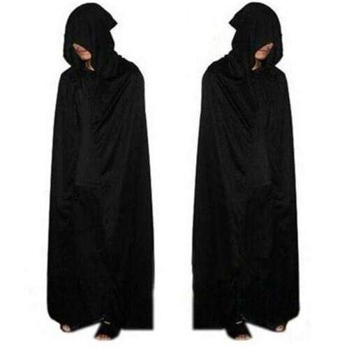 floor length black cloak