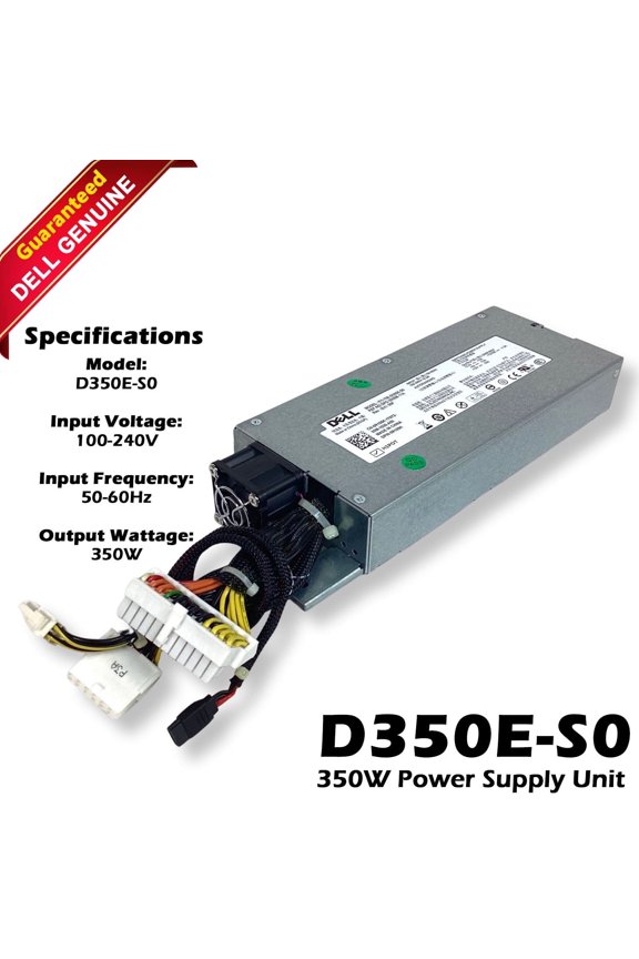 Pre-Owned Dell PowerEdge R310 Server D350E-S0 350W Switching Power Supply R109K