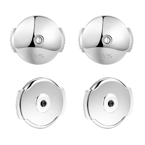 Lancharmed Silver Cute Earrings,8Mm Sterling Silver Earring 60Th Birthday Gifts for Women