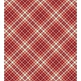 thumbnail image 3 of Plaid Duvet Cover Set, Tartan Checkered Pattern of Symmetric Parallel Stripes Geometric Retro Scottish, Decorative 3 Piece Bedding Set with 2 Pillow Shams, Queen Size, Ruby Peach Cream, by Ambesonne, 3 of 3