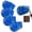 Blue, variant on 5 Pack Magnetic Golf Iron Head Covers, Crocodile Embossed PU Leather with Exposed Number, Fit Standard & Right-Handed Bladed Irons, Golf Gift for Men & Women