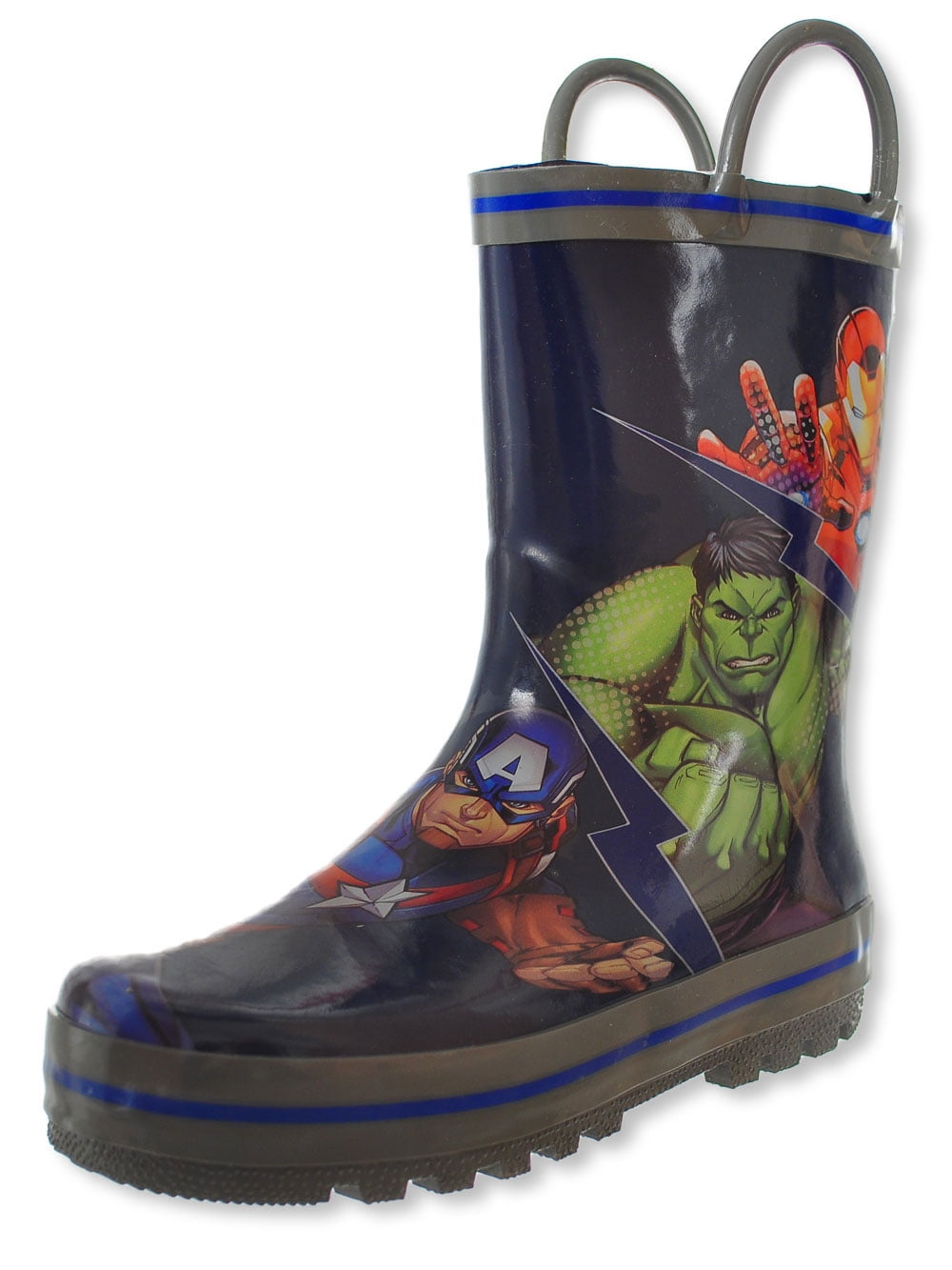 NWT Disney store Boy Shoes Captain America Rain Boots Marvel Avengers Many sizes 