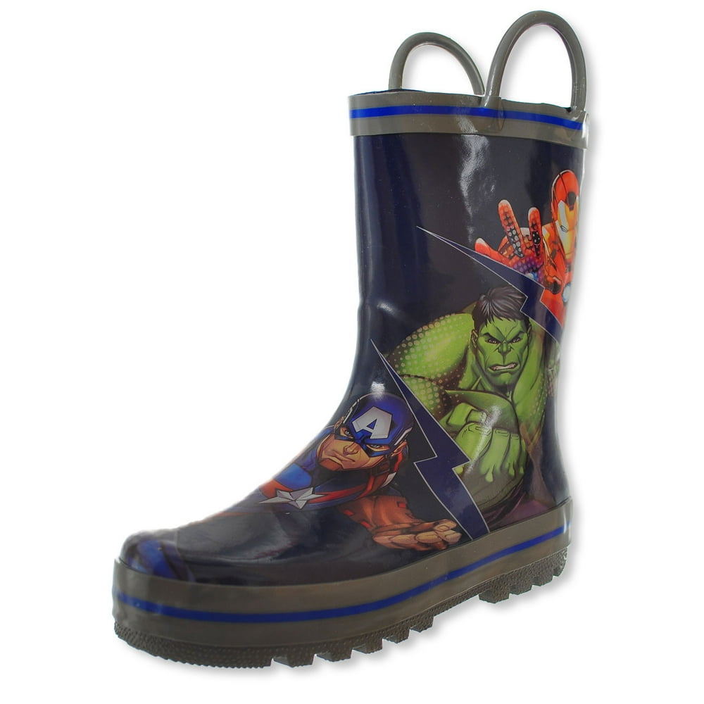 The Avengers - Marvel Avengers Boys' Rain Boots (Sizes 7 - 12 ...