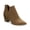 Cognac, variant on Women's Elizaa Notched Pointed Toe Dress Booties