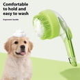 thumbnail image 3 of Billuyoard Cepillo de baño duradero para mascotas, 2 piezas, masaje suave para perros, cepillo de baño con dispensador de jabón. Aseo de mascotas azul, 3 of 6