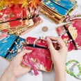 thumbnail image 6 of 14 Pcs Brocade Coin Purse Mixed Colors Double Layers Chinese Brocade Tassel Zipper Jewelry Bag Gift Pouch for Women Dice Necklaces Earrings Bracelets Coin, 6 of 6