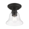 thumbnail image 4 of Livex Lighting - Moreland - 1 Light Small Semi-Flush Mount In Transitional, 4 of 8