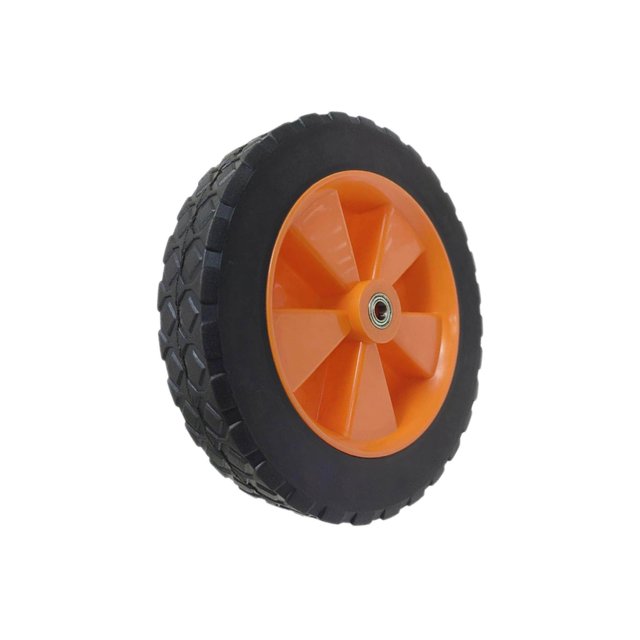 Roue de Remplacement pour Chariot Pliable 7 Pouces Double Roulement en Caoutchouc