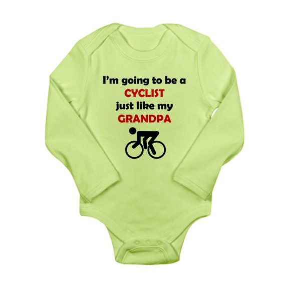 CafePress - Cyclist Like My Grandpa Body Suit - Long Sleeve Infant Bodysuit