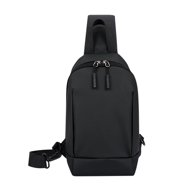 Ohufall Men’s Portable Splashproof Small Backpack Sling Bag Crossbody Bag Sports Phone Storage For Daily Use