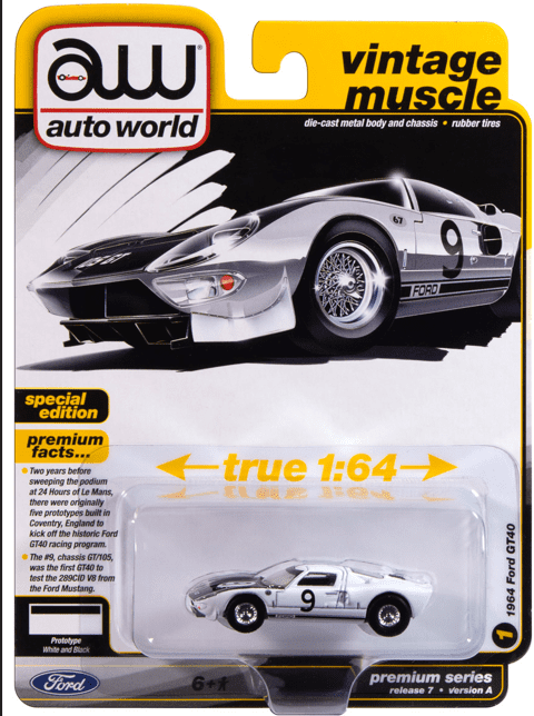 Auto World AW64492 1964 Ford GT40 Series B