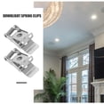 thumbnail image 3 of OUNONA 20Pcs Metal Recessed Lighting Clips with Spring Design for Ceiling Lamps and Downlight Fixtures, 3 of 8