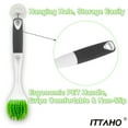 thumbnail image 5 of ITTAHO Dish Scrub Brush with Handle, Kitchen Scrubber Set for Cleaning, Double Sided Bristles - 3 Pack, 5 of 9