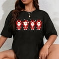 thumbnail image 1 of Playera de Mujer de Santa Vintage Divertida de Ohio con Diseño O-H-I-O 100% Algodón, 1 of 7