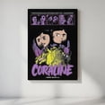 thumbnail image 3 of Coraline Movie Poster, Dark Fantasy Stop Motion Wall Art, Creepy Doll Aesthetic Decor, Gothic Animation Poster, Spooky Home Room Gift Poster Size 24''x36'' Googate, 3 of 5