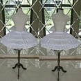 thumbnail image 4 of Children Girls 3 Steel Hoops White Petticoat Wedding Gown Dress Underskirt Elast, 4 of 7