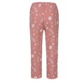 thumbnail image 3 of Aoochasliy Womens Pants Petite Women's Printing Straight Leg All-Match Casual Pants 7-Point Pants Plus Size, 3 of 9