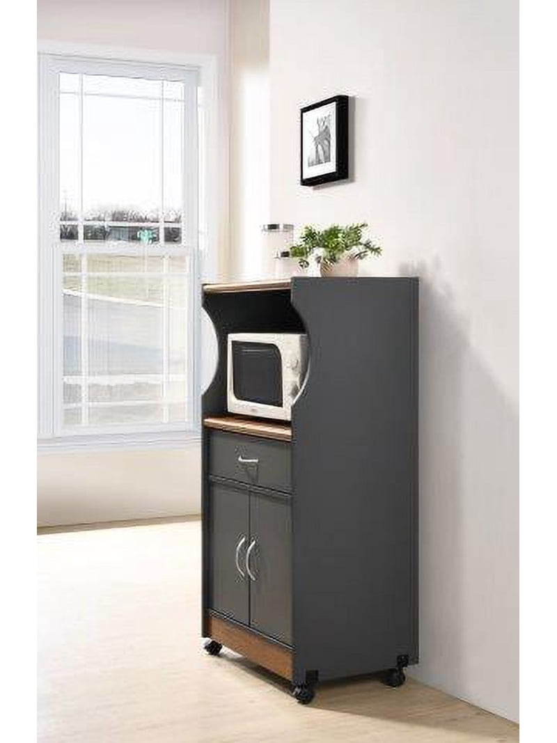 Hodedah Microwave Kitchen Cart, Multiple Colors - Walmart.com