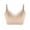 Beige, variant on Plus Size Bras for Women Soft Compression Full Supportive High Impact Yoga Fitness Summer