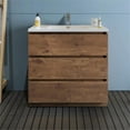 thumbnail image 3 of Fresca Fcb9336-I Lazzaro 36" Free Standing Single Basin Vanity Set - Pink, 3 of 8