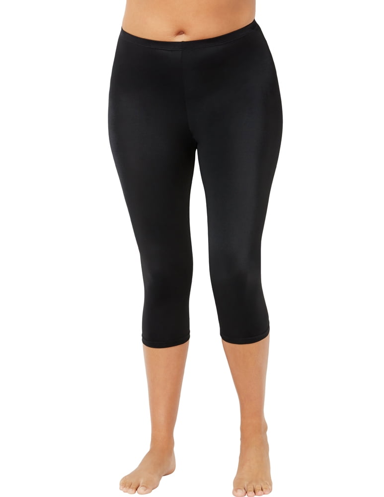 women's swim capris plus size