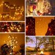 thumbnail image 4 of Bola redonda cálida - 6m 40 luces Versión USB siempre encendida para iluminación de jardín, fiestas, Navidad, decoración (blanco cálido), 4 of 5