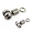 thumbnail image 3 of 10Pcs Carbon Steel Ball Bearing Fishing Rolling Swivel Solid Ring Tackle Tools, 3 of 6