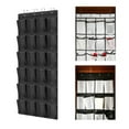 thumbnail image 3 of Organizador de Zapatos perfecl Organizador colgante de la puerta 24 Bolsillos Ahorro de Espacio Negro B, 3 of 8