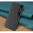 thumbnail image 3 of Luxury Flip Case for Samsung Galaxy S22 Ultra (Not S22), Premium PU Leather Smart Sleep/Wake Up Function Smart View Window Business Phone Case for Samsung Galaxy S22 Ultra BX Orange, 3 of 9